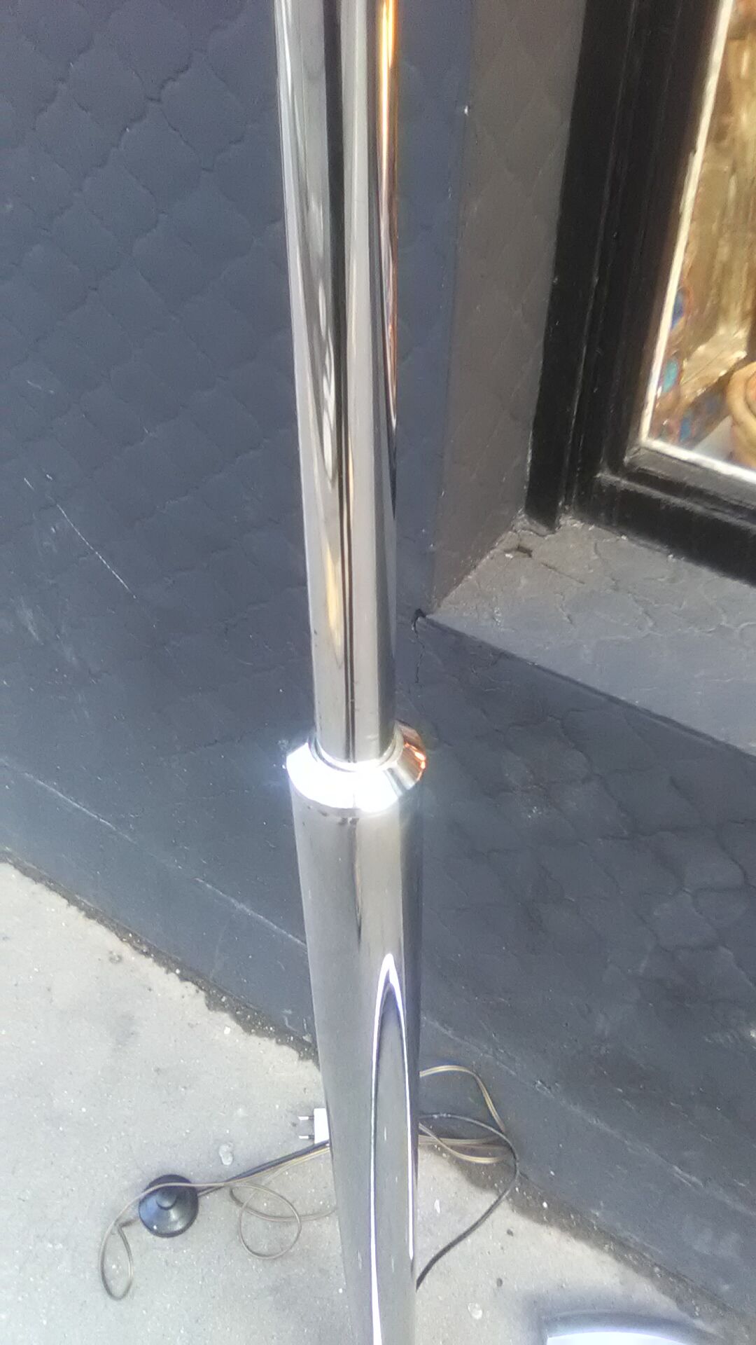 Chrome design arco floor lamp