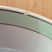 Porcelain Service Dish Signed "Lunéville"