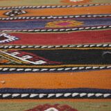 Vintage Turkish Oushak Rug Handwoven 67x592 cm