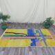 Handwoven natural wool rug, size 1.5/2.5 m.