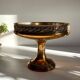 Silver Bronze Metal Fruit Bowl
