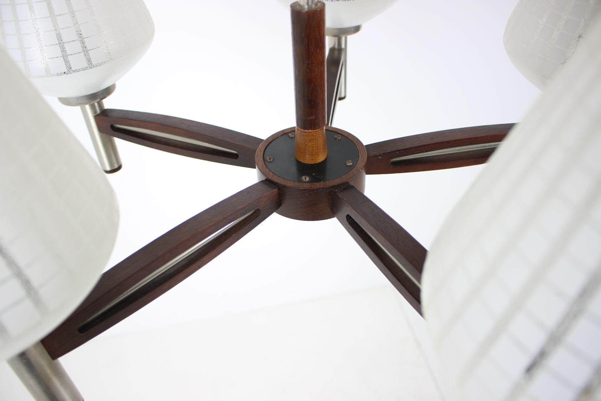 Mid-century big German chandelier, 1970's.