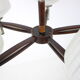 Mid-century big German chandelier, 1970's.