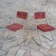 Set of 2 vintage tubular chairs by Roche Bobois.
