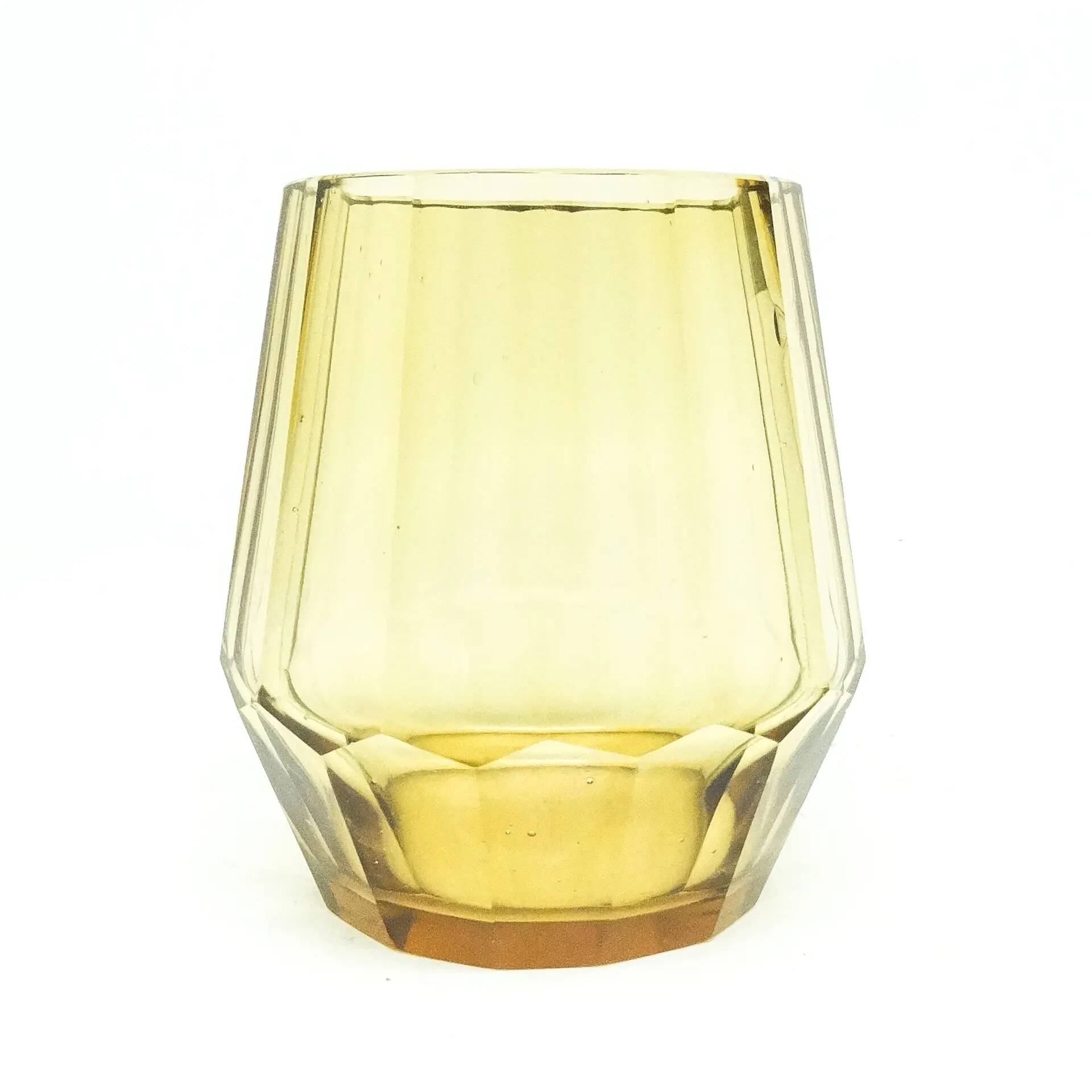 Art Deco vase, crystal, Czechoslovakia, 1930s