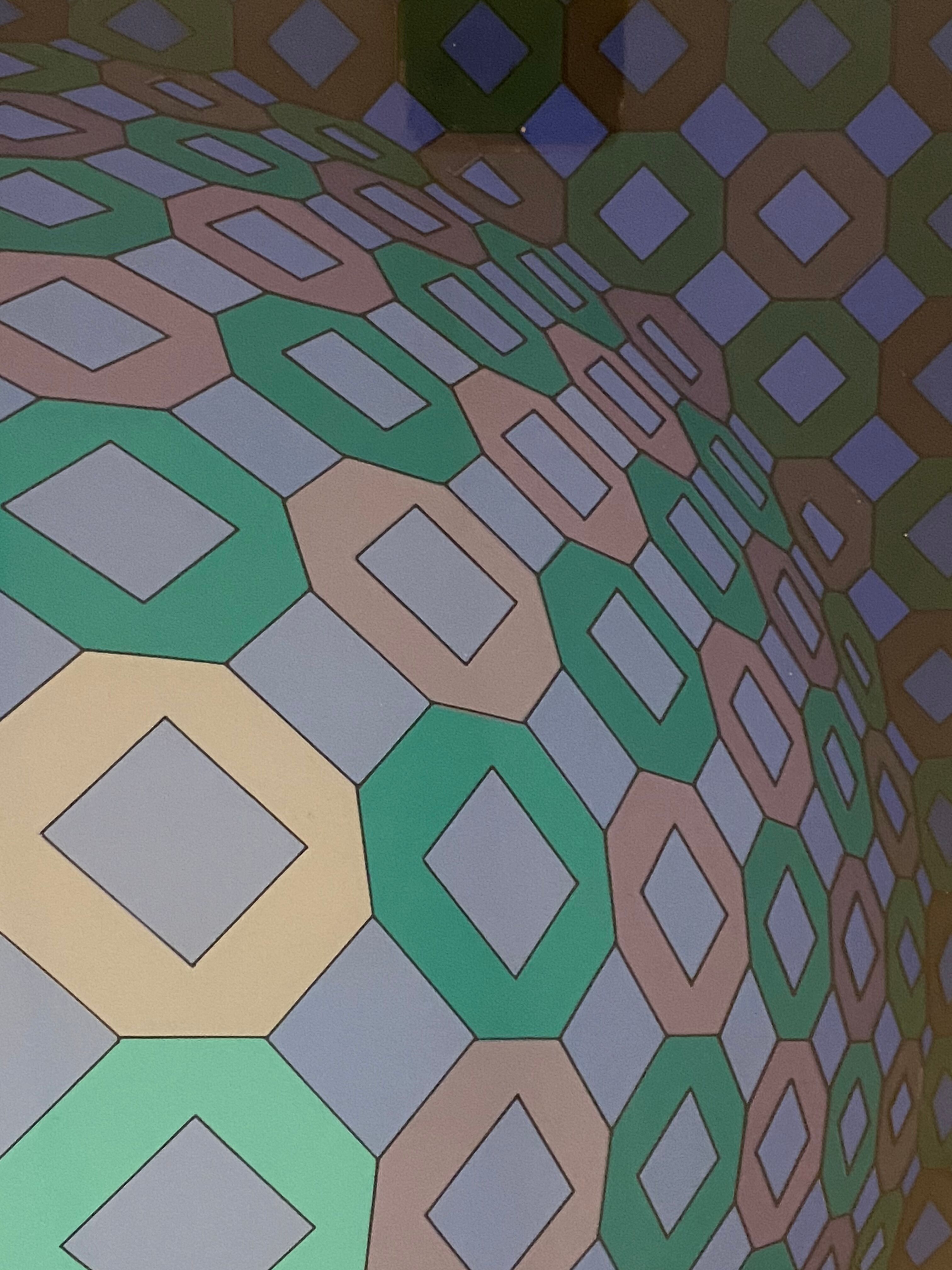 Okta Pos de Vasarelly lithograph