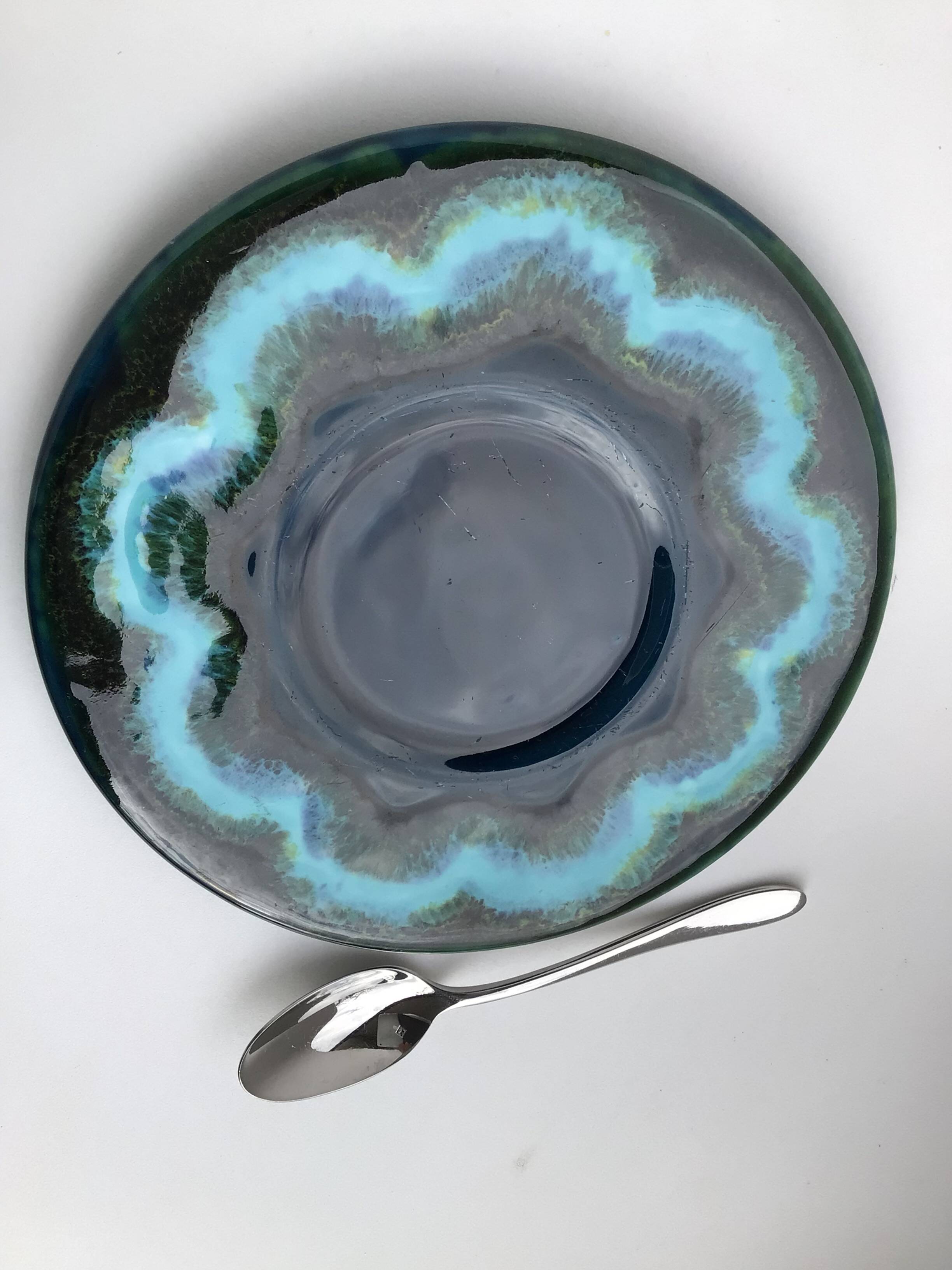 Deep blue Vallauris teacup