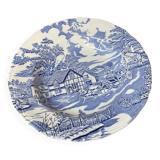 Assiettes terre de fer bleues ironstone