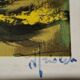 Lithographie signée Jean Triolet – Paysage de Provence