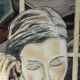 Ecole surréaliste moderne - Portrait de femme - Peinture - Art du XXème