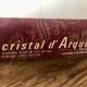 Vintage soliflor vase in Arques crystal, new in box