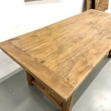 Extendable oak table, 1950s