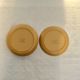 Set of six plates for dessert in sandstone Sarreguemines Atelier d'art dimension: diameter -19,5x1,5