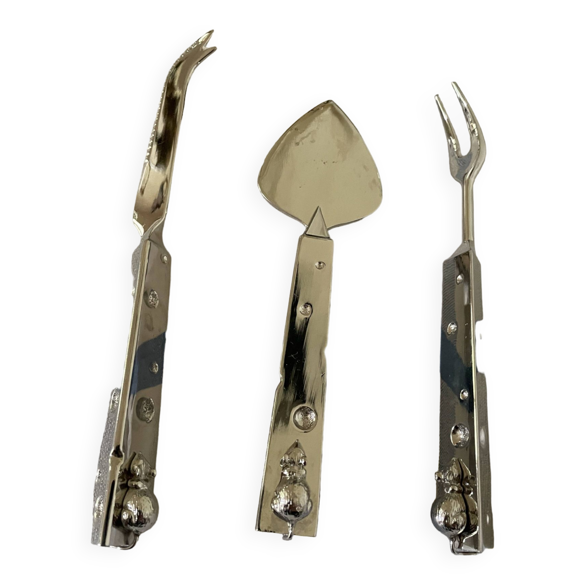 3 cutlery cheese service mouse sleeves
