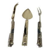 3 couverts service à fromages manches souris