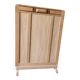 Old decorative wooden fireplace screen