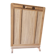 Old decorative wooden fireplace screen