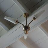 Three-burner chandelier