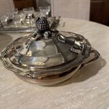 Silver-plated soup tureen