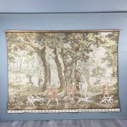 Tapisserie murale « Scène de chasse », style Louis XV, XXe siècle