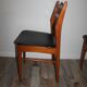 Lot 4 chaises scandinaves des années 60