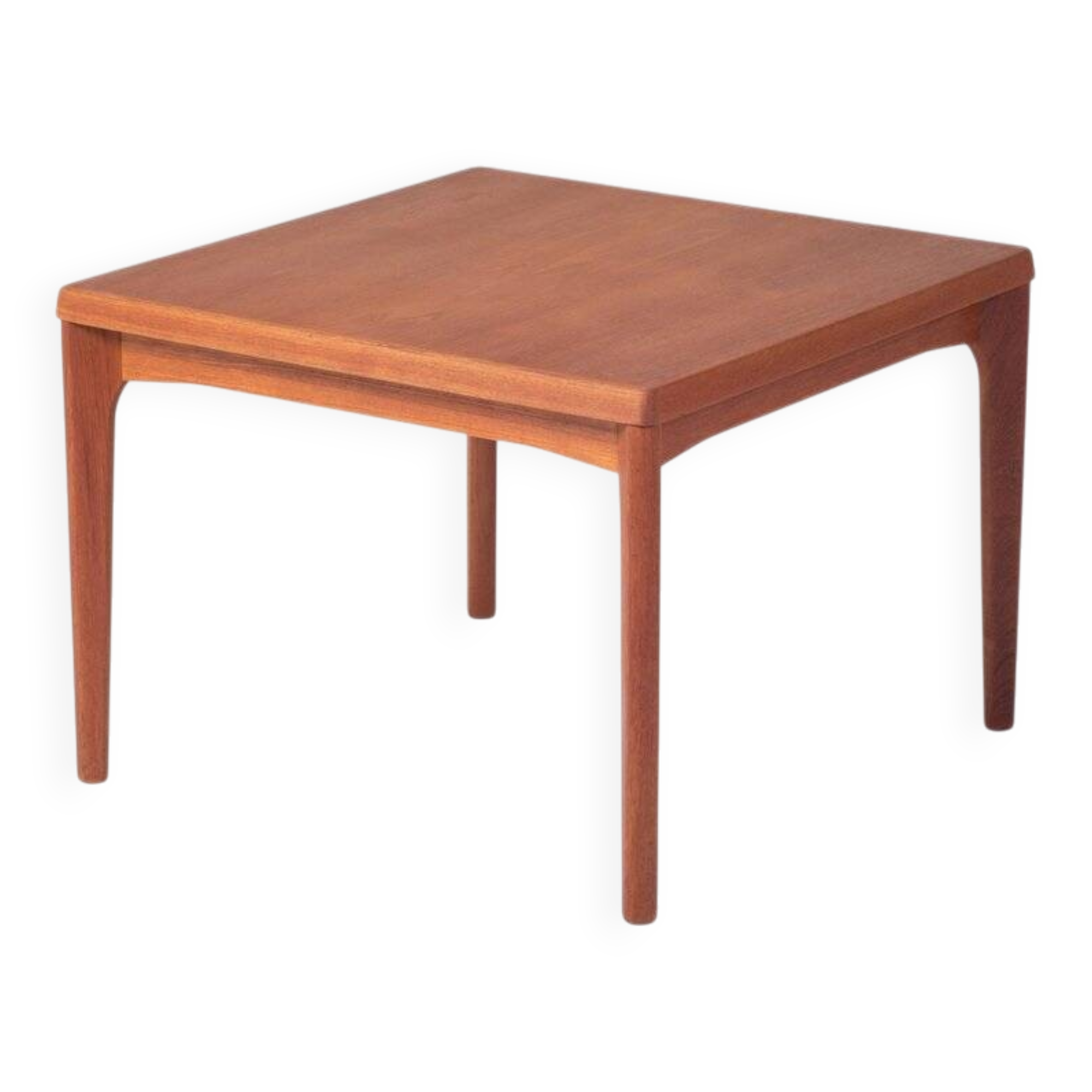 Square Teak Coffee Table by Henning Kjærnulf for Vejle Chairs & Furniture Factory, 1960s