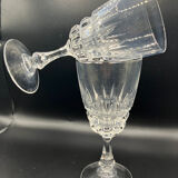 8 crystal glasses
