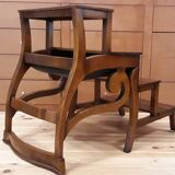Notarial chair, luxurious library