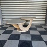 Table basse italienne en travertin