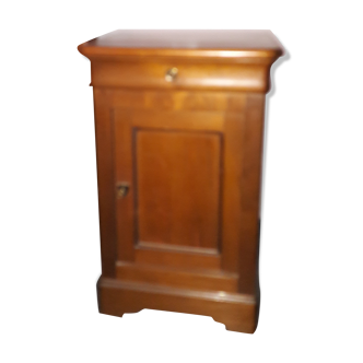 Table de chevet de chambre Louis Philippe en merisier