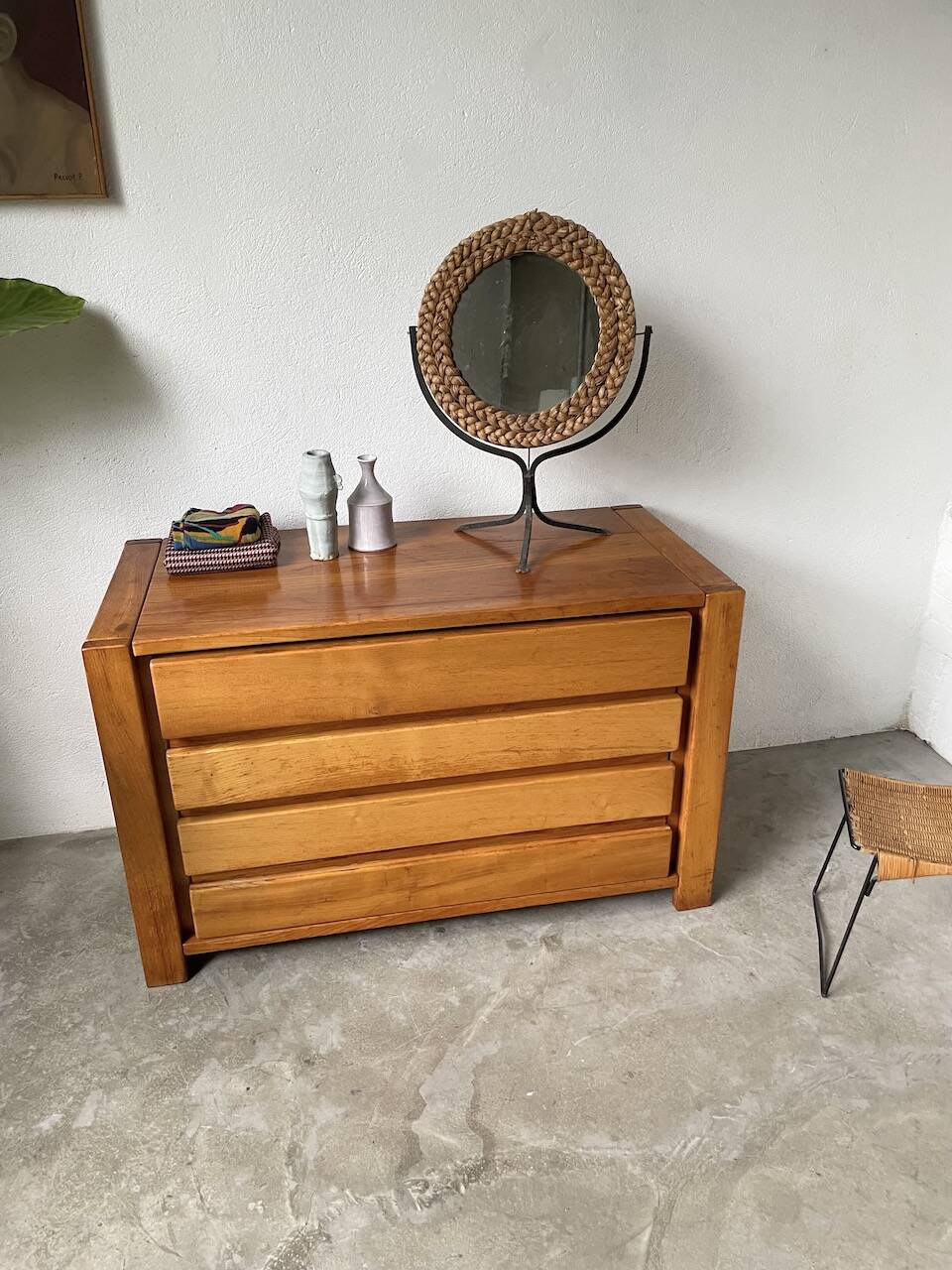 Elm chest of drawers Maison Regain