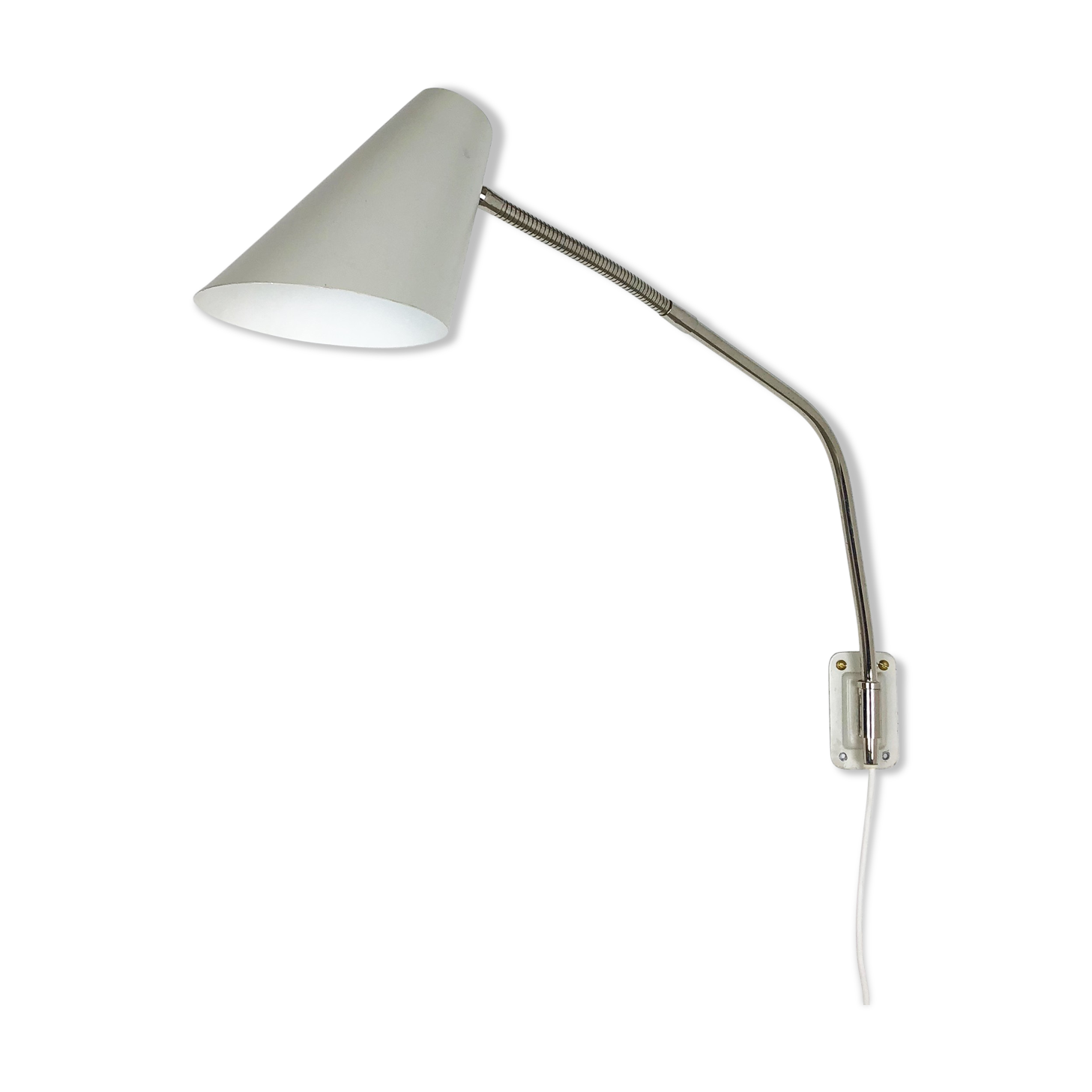 Modernist adjustable metal sputnik wall light Kaiser Leuchten, 1960s, Germany