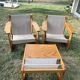 Chairs and Table Diana in Pine Wood by Karin Mobring for Ikea, 1