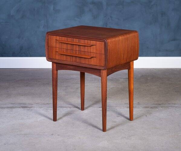 Teak Bedside Table by Johannes Andersen for CFC Silkeborg, 1960s