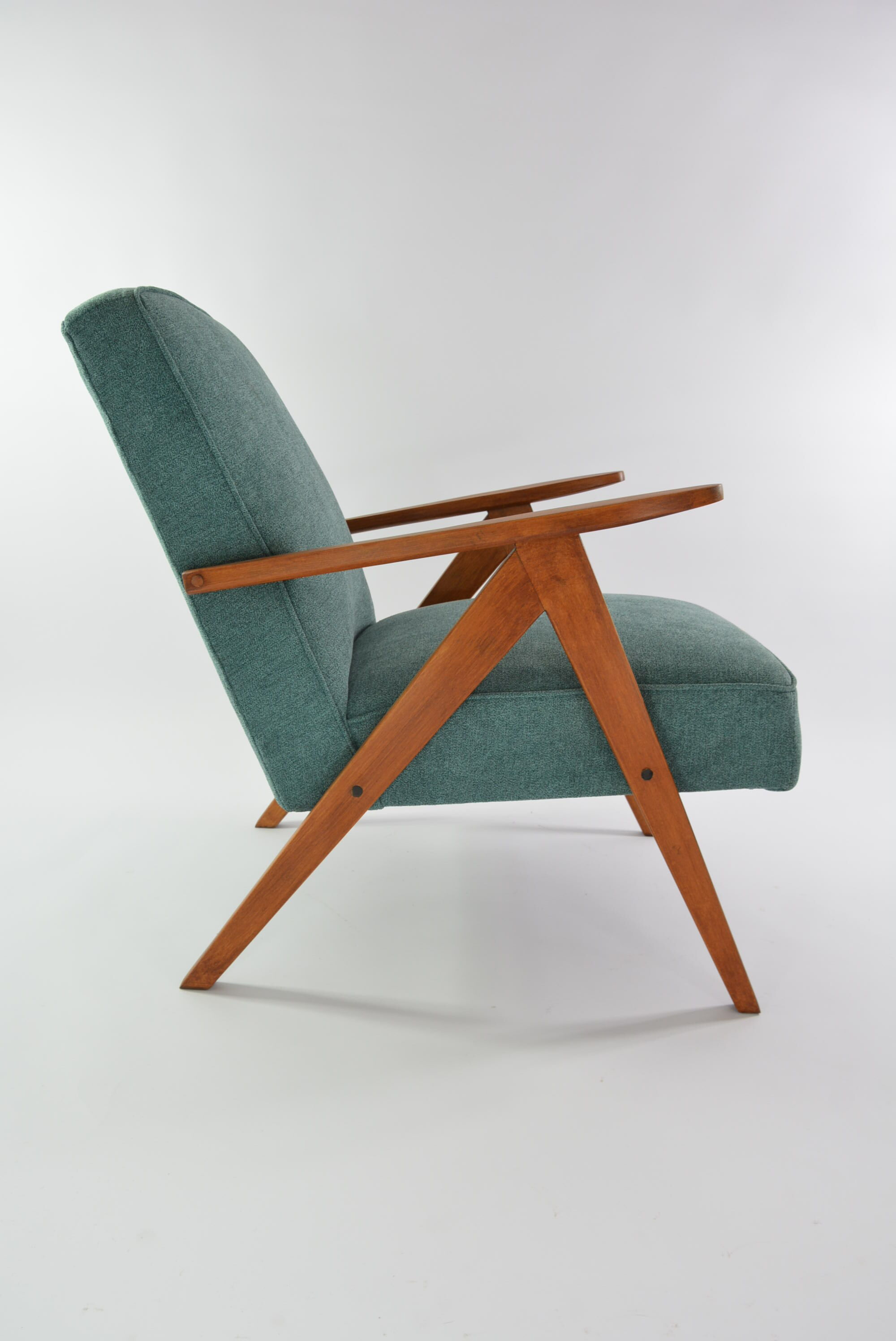 Fauteuil kompas vert océan