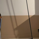Adjustable modernist floor lamp black lacquered metal Italian 80s