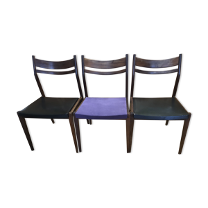 lot de 3 chaises scandinaves