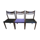 Set of 4 chairs Scandinavian 60s/70s