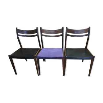 Set of 4 chairs Scandinavian 60s/70s