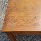 Oak farmhouse table 6 feet 2 drawers 200cm