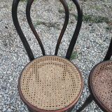 Pair of caned chairs, Thonet Austria