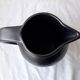 Black ceramic pitcher, Ateliers Ricard