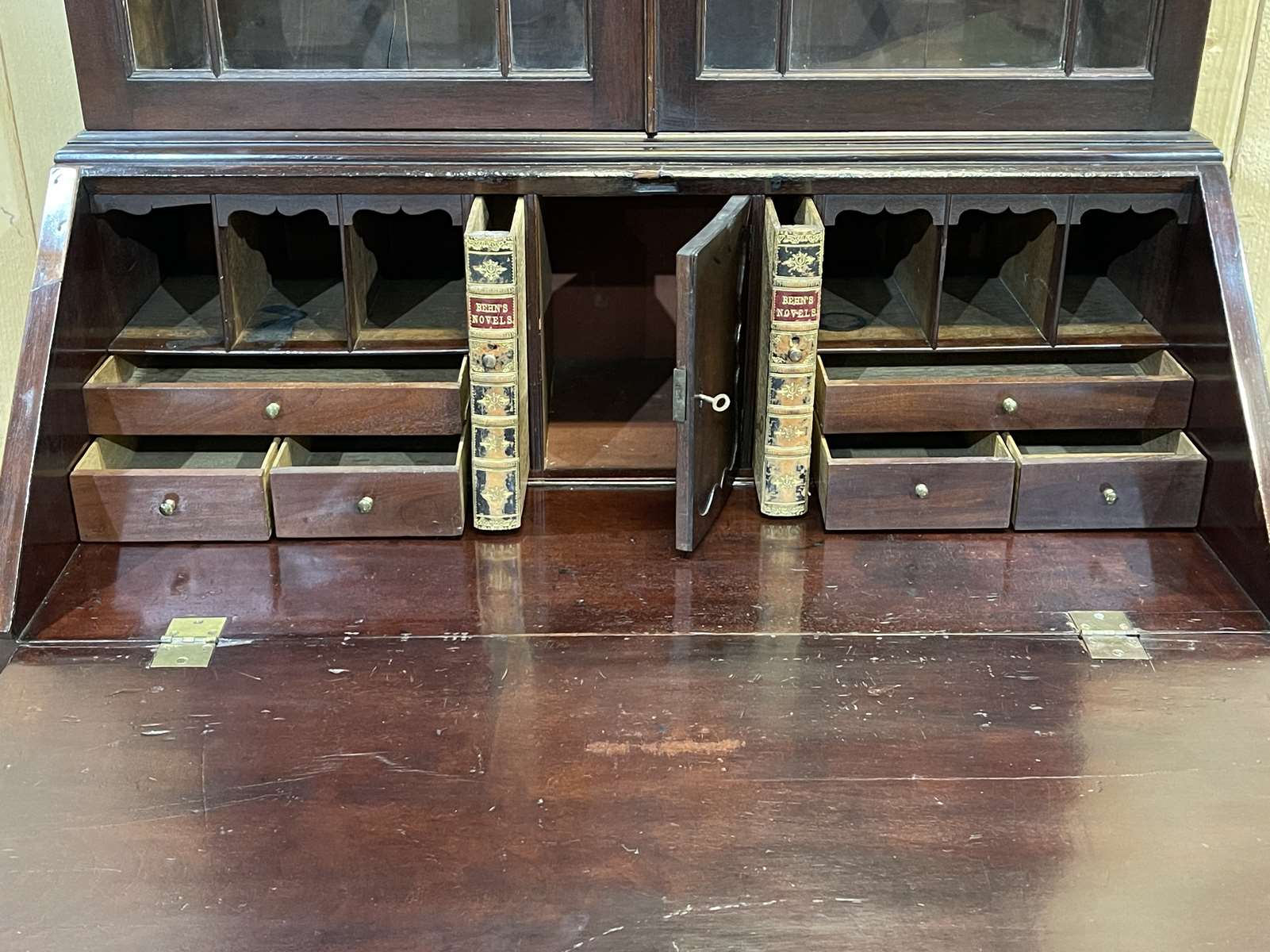 English mahogany scriban nineteenth