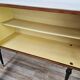 Mid-century 1960s mahogany sideboard with glass top