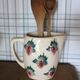 Pichet Earthenware Grapes Vine Leaves Digoin Sarreguemines