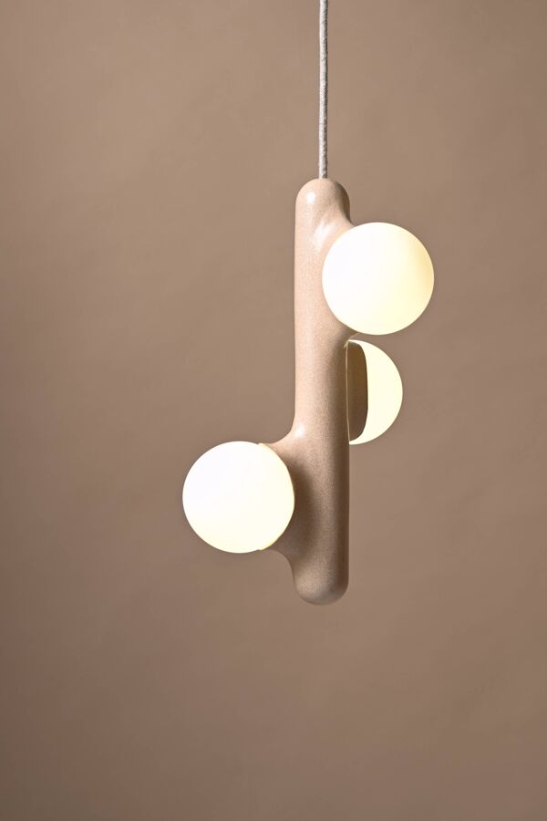 Prickly pear suspension - émail lin