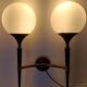 Pair of gold and lay sconces Arlus 1960