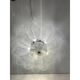 Lot of 2 Murano Style Glass Sputnik Chandelier Flush Mount, Mazzega Zuccher