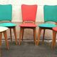 Lot de 5 chaises + 1 gratuite Années 60