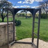 Arched windows in solid oak